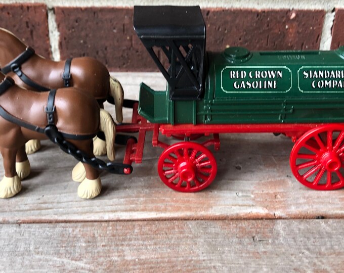 Vintage Amoco Ertl Horses and Tank Wagon Bank Ertl Tank Bank Vintage Amoco Bank Vintage Ertl Wagon Horses /& Tank Wagon Bank AMOCO