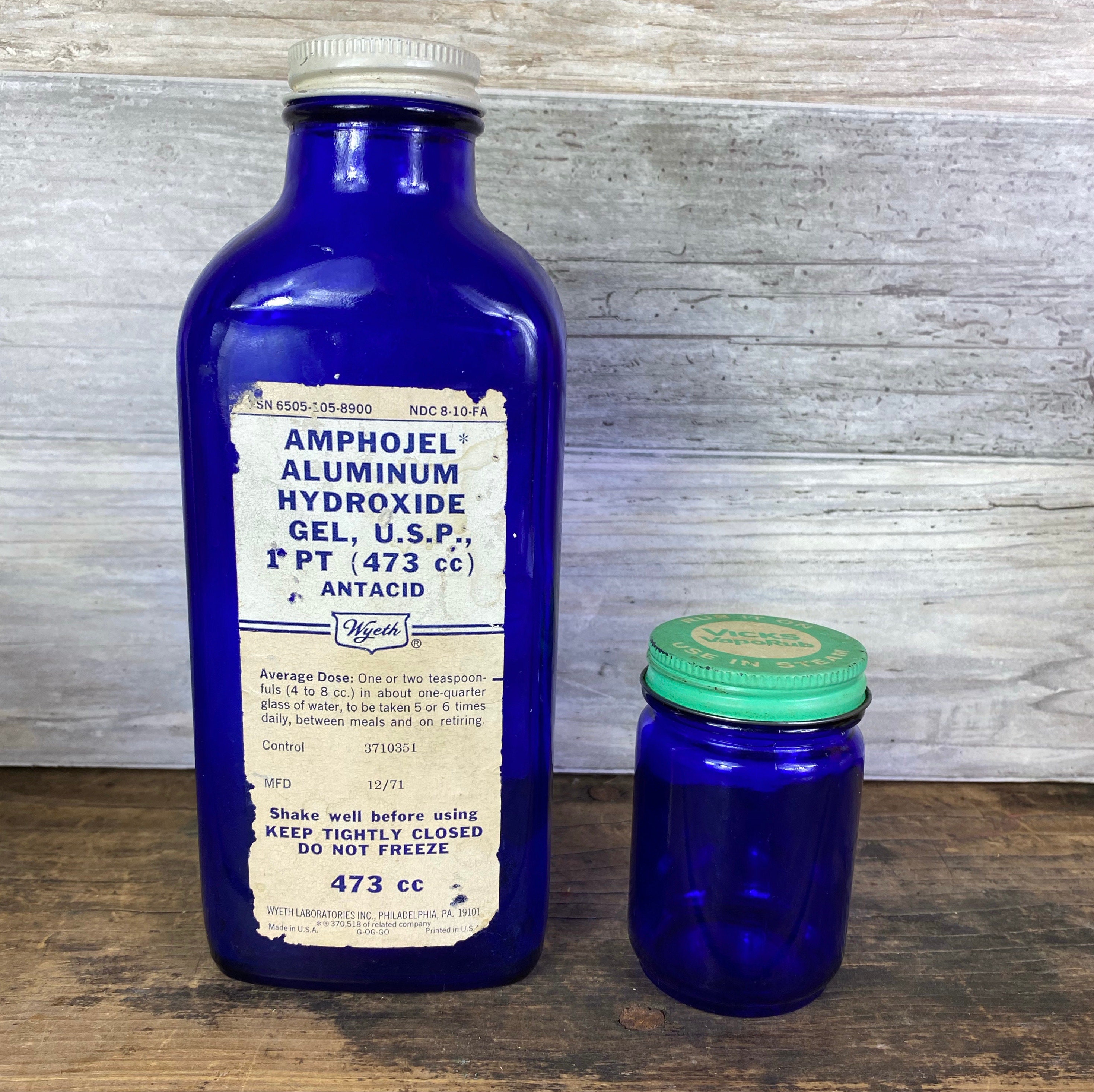 Vicks VapoRub Bottle Vintage Wyeth Bottle Vintage Medicine Etsy