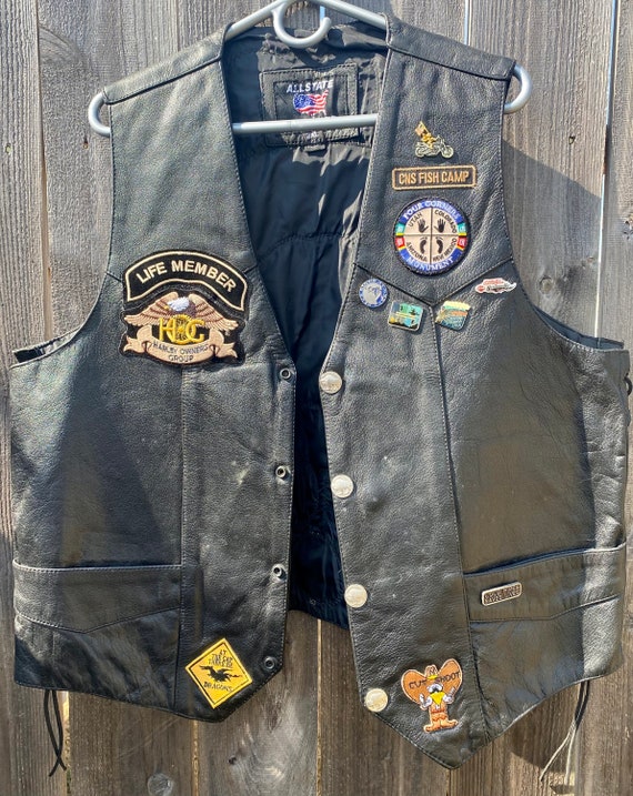 Men's Leather Vest - Men's Vest (2 XL) - Leather … - image 1