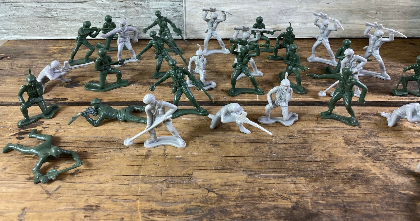 Toy Soldiers Plastic Soldiers Vintage Play Toy Soldiers Etsy