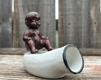 Ashtray - Vintage Ashtray - Butts and Ashes - For Old Butts and Ashes - Urinal Shaped Ashtray - Urinal Ashtray (Japan)
