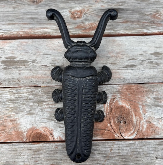 Vintage Cast Iron Beetle Boot Jack - Boot Jack - Iron Boot Jack - Black Iron Jack - Boot Remover - Iron Beetle - Vintage Beetle Boot Jack