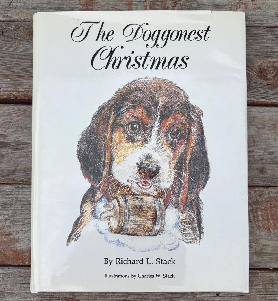 The Doggonest Christmas - Vintage Children's Book - Richard L. Stack ...