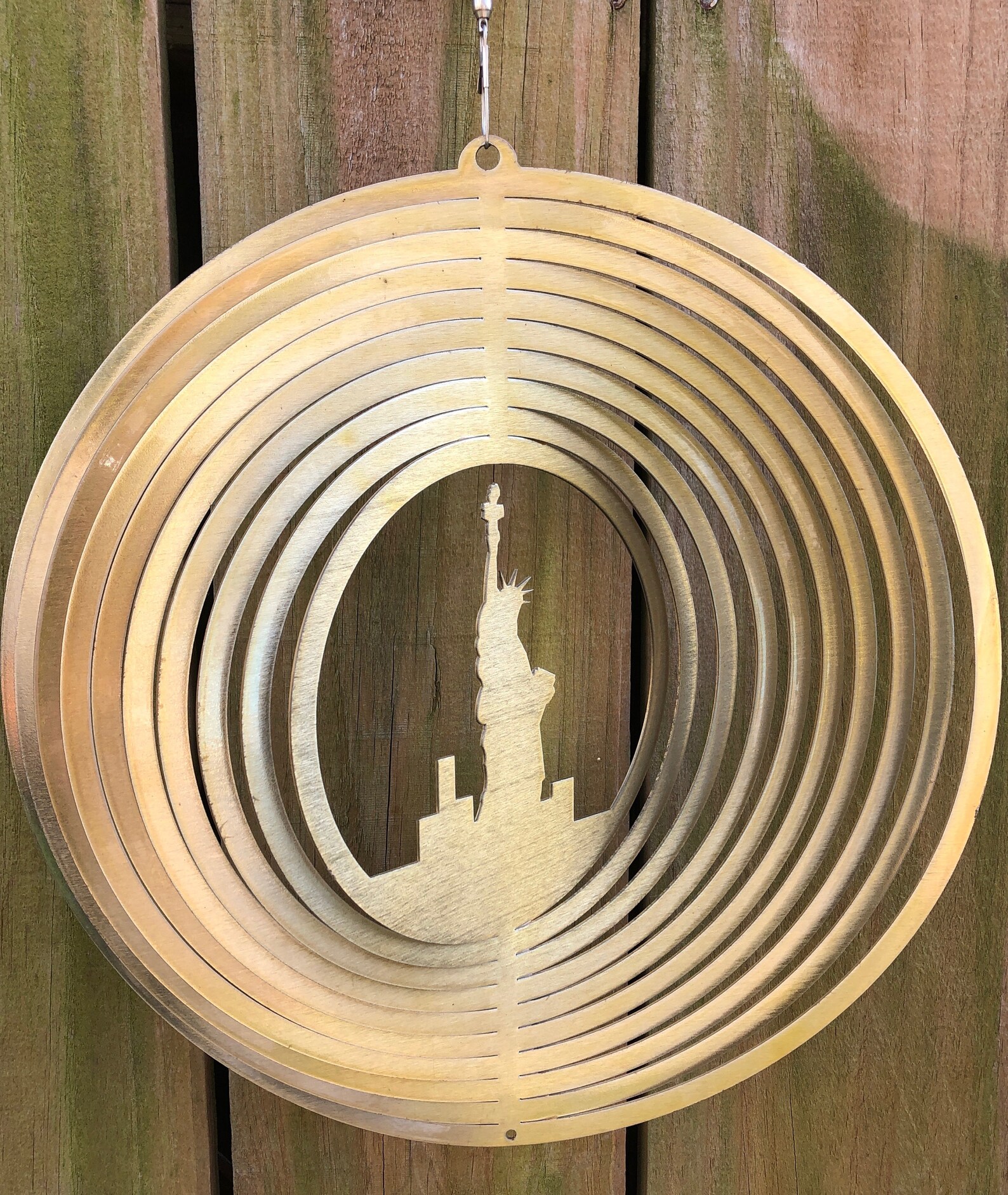 Statue of Liberty Wind Spinner Statue of Liberty Yard Art Etsy