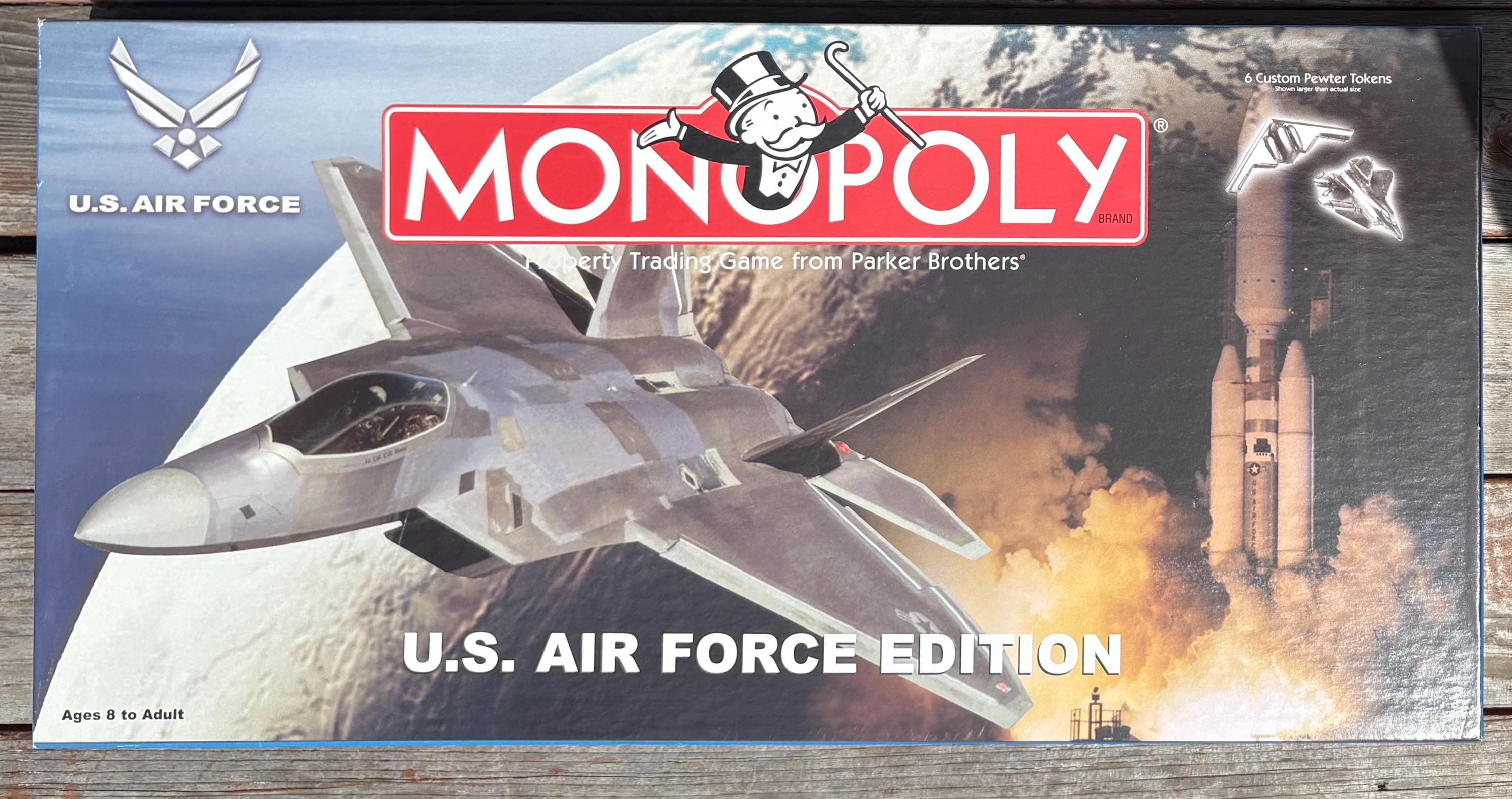 MONOPOLY U. S. Air Force Edition - Vintage USAF Monopoly Game