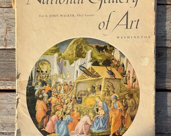 National Gallery of Art - An Abrams Art Book - Vintage Art Book - Great Paintings of the World - Books of Vintage Art / Paintings - Art Book