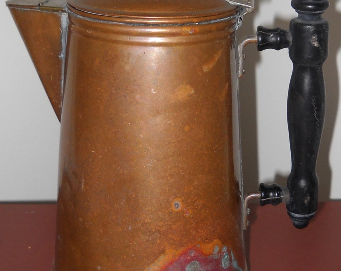 Vintage Copper Coffee Pot Etsy