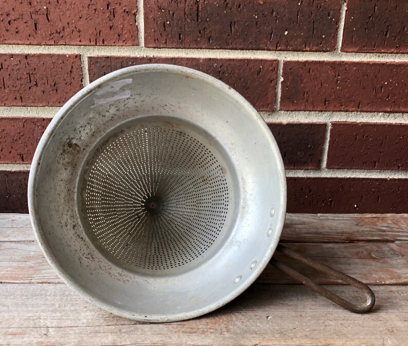 Sieve Vintage Sieve Vintage Aluminum Strainer / Sieve Etsy