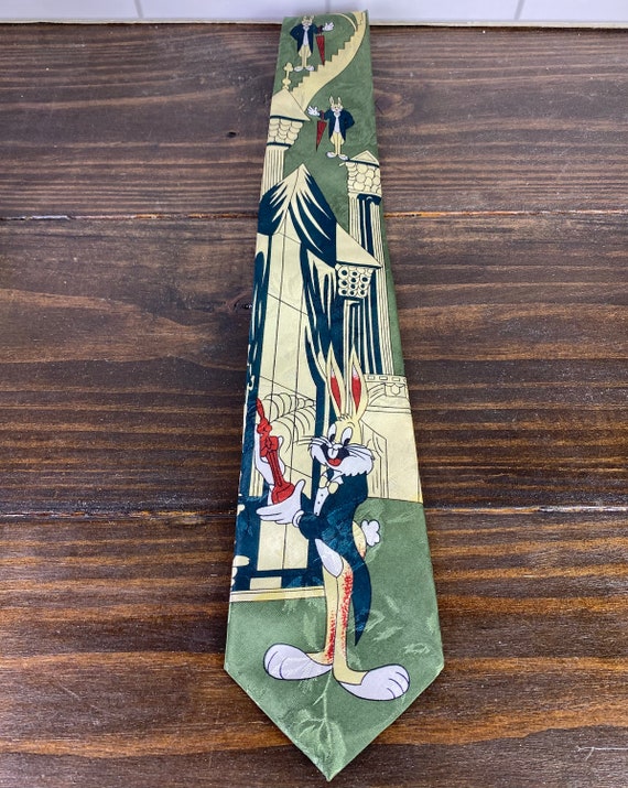 Men's Tie - Bugs Bunny Tie - Vintage Bugs Bunny Ti