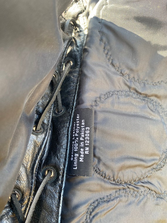 Men's Leather Vest - Men's Vest (2 XL) - Leather … - image 9
