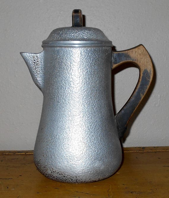 Century Silver Seal Coffee Pot Vintage Silvertone Coffee Etsy