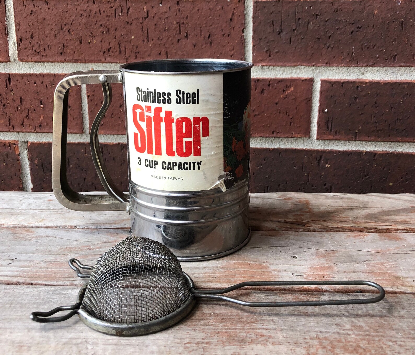 Sifters Vintage Sifter Kitchen Gadgets Baking Tools Etsy