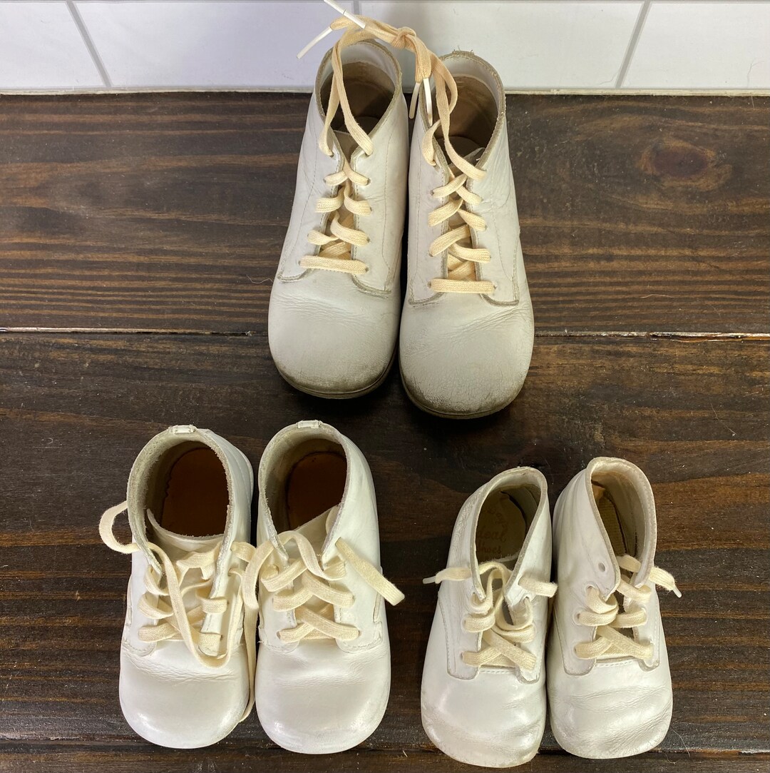 Vintage Baby Shoes 3 Pr Vintage Baby Boots Baby Boots Vintage Baby ...