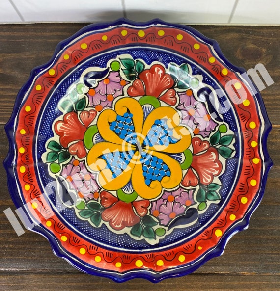 Del Angel Mexican Plate Mexican Plate Wall Decor Vintage Etsy