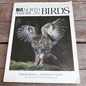North American BIRDS - The Art of Photography- Vintage Bird Book - North American Birds Book = Vintage Book - Bird Photography Book - Birds