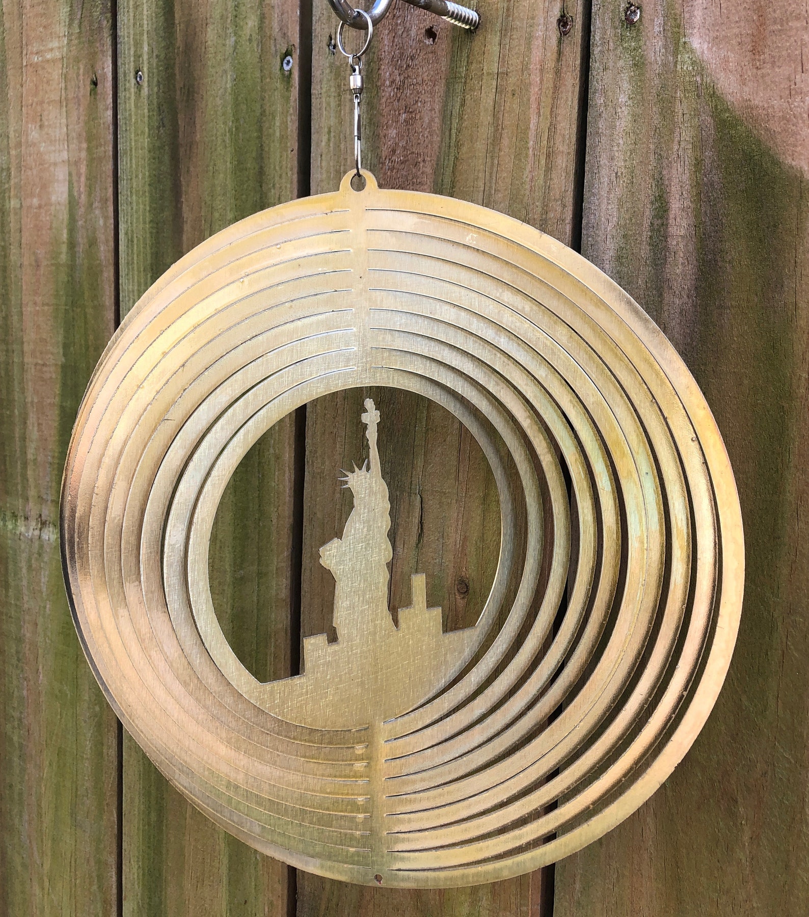 Statue of Liberty Wind Spinner Statue of Liberty Yard Art Etsy