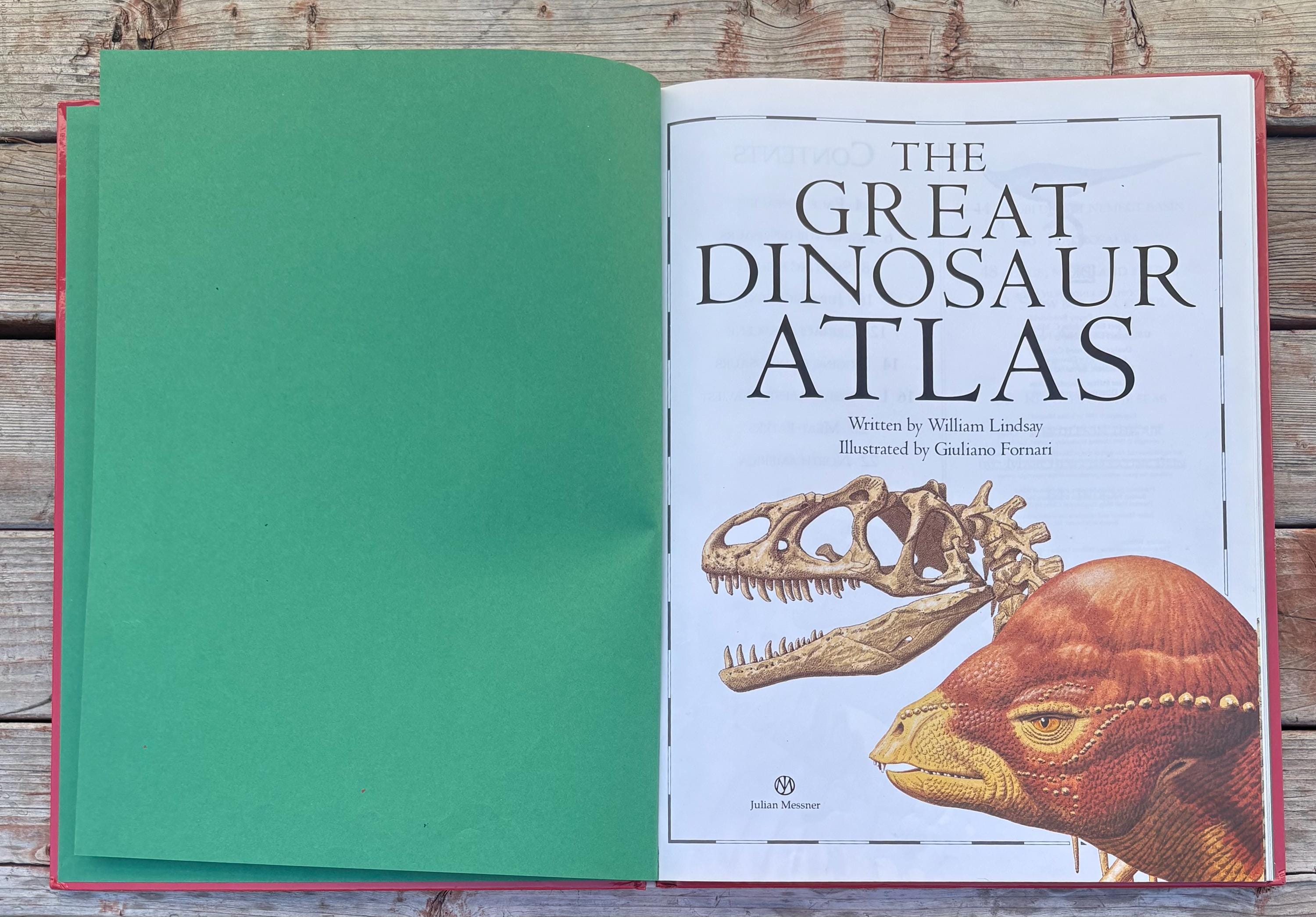 The Great Dinosaur Atlas - A Pictorial Guide to the Prehistoric