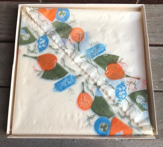 Napkins Japanese Tissue Paper Napkins Vintage Table Linens Etsy