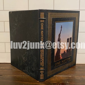 ONE NATION America Remembers September 11. 2001 - One Nation Book - Vintage Life Book - Vintage Sept. 11, 2001 Book - Vintage History Book