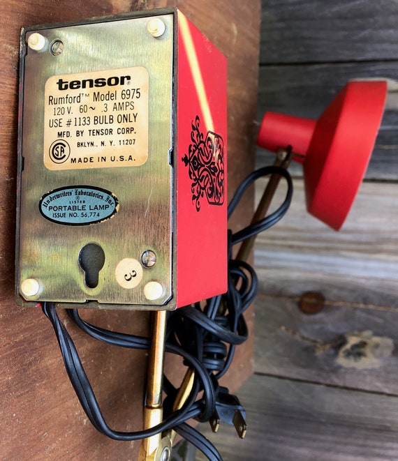tensor portable lamp vintage
