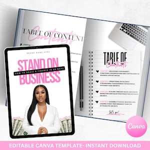 Stand on Business PLR Ebook | Editable Ebook Template | Business Digital Product | Ebook for Entrepreneurs | Ready-to-Sell Ebook Template