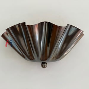 Mid Century Half Flower Wall Sconce Light, Modern Brass Wall Fixture, Beautiful Wall Sconce Light, Flush Mount Or Patio Home Décor Light