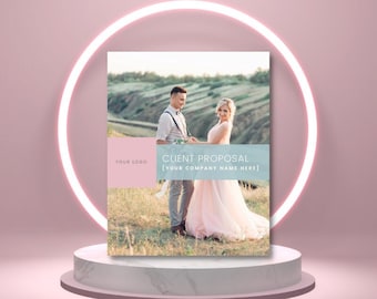 Event Planning Proposal for Event and Wedding Planners. Customizable Printable CANVA Template