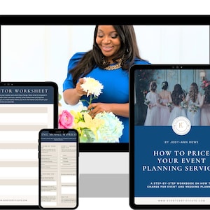 Event Planner Pricing Workbook | Editable Template (PDF & Google Docs)