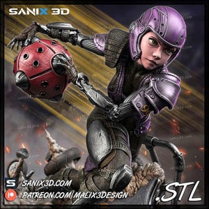 Alita / Action Figure / Movie / Resin / Battle Angel / 3D Model