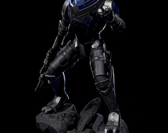 Garrus Vakarian / Action Figure / Videogames / Resin / Mass Effect / 3D Model