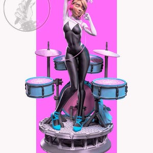 Gwen Stacy / Action Figure / Movie / Resin / Spider-Man / 3D Model