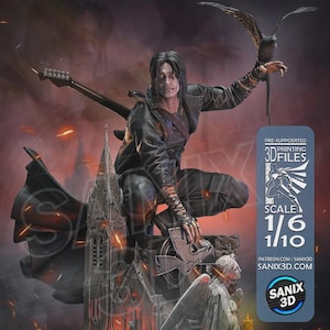 Eric Draven / Action Figure / Movie / Resin / The Crow / 3D Model