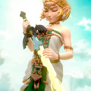 Zelda / Figura de acción / Videojuegos / Resina / La leyenda de Zelda / Modelo 3D