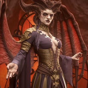 Lilith / Action Figure / Videogames / Resin / Diablo / 3D Model
