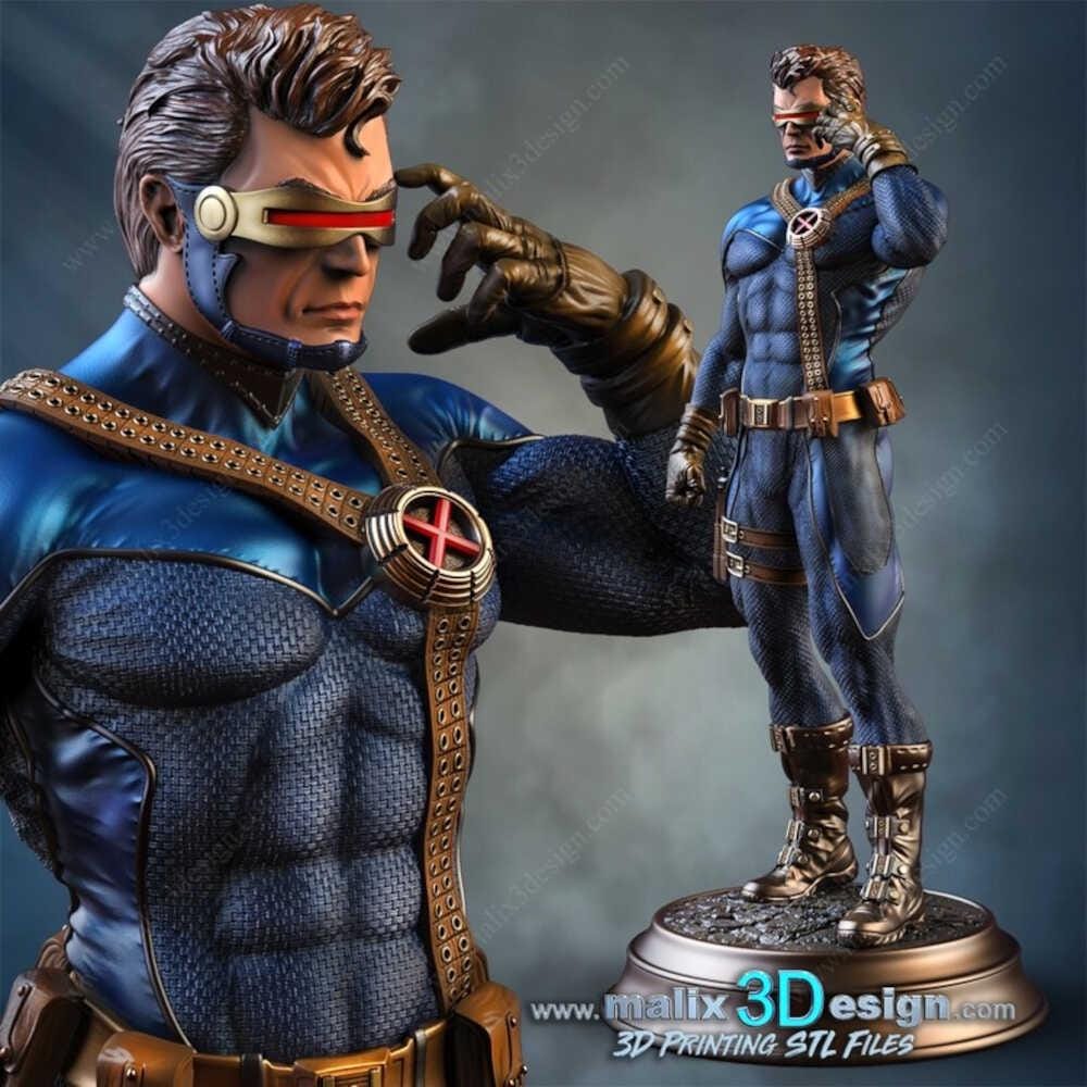 Cyclops / Action Figure / Movie / Resin / X-Men / 3D Model