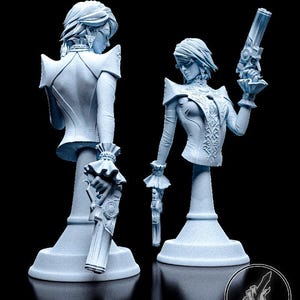 Bust of Bayonetta / Action Figure / Videogames / Resin / Bayonetta / 3D Model
