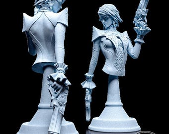 ベヨネッタ フィギュア | 未塗装の耐久性のある樹脂 3D プリント