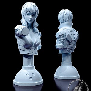 Bust of Motoko Kusanagi / Action Figure / Movie / Resin / Ghost in the Shell / 3D Model
