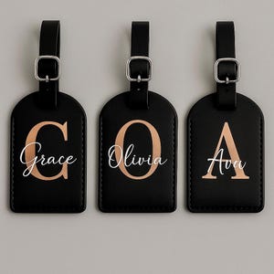Etiqueta de equipaje personalizada - Etiqueta de equipaje personalizada con nombre - Accesorio de viaje de regalo