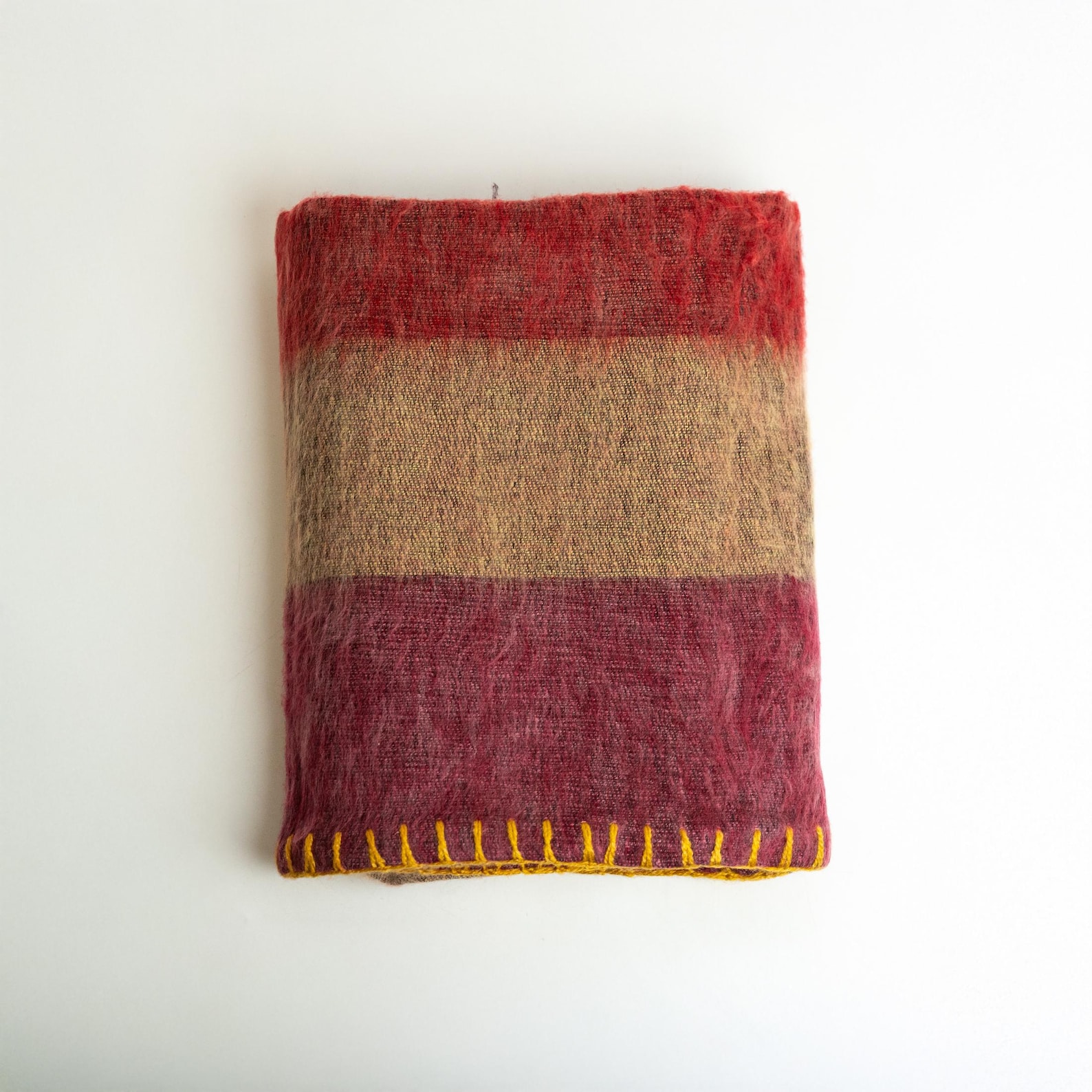 Wool Blanket / Extra Soft Yak Wool Knitted Blanket / Throw Travel / Lap Blanket / Handmade blanket / Machine Washable ID#SUN
