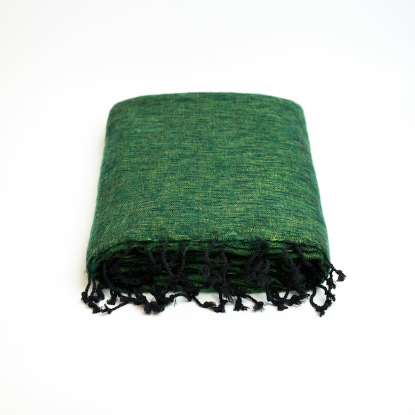 Extra Soft High Quality Yak Wool  Blanket / Throw Travel - Made in Nepal 48" x 96" G1 Machine Washable