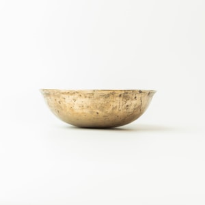 Rare Long Sustain Hand-forged Antique Himalayan Tibetan Easy Singer Healing Yoga Chakra Singing bowl Size: 7.2&quot; ID#L106