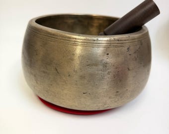 High Quality antique Super nice Mani Singing bowl 6.8" ID#EN33