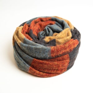 Wool Blanket / Extra Soft Yak Wool Knitted Blanket / Throw Travel / Lap Blanket / Handmade blanket / Machine Washable image 9