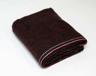 Extra Soft Throw Blanket/ Yak wool Blanket/ Lap Blanket/ Couch Blanket/ Handmade Luxury wool blanket/ BOHO / Machine Washable 46" x 96"