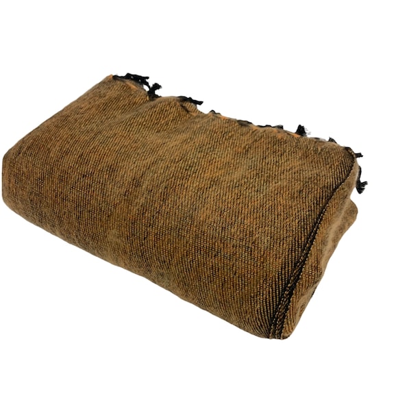 Wool Blanket / Extra Soft Yak Wool Knitted  Blanket / Throw Travel / Lap Blanket / Handmade blanket- ID#MOA