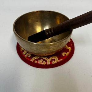 Long Sustain High Quality Yoga Antique Himalayan Tibetan Easy Singer Singing bowl Size: 5&quot; ID#Ak0011