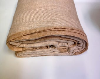 Handwoven Wool Plaid Throw Blanket: Extra Soft, King Size, Made in Nepal 248cmX248cm