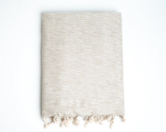 Wool Blanket / Extra Soft Yak Wool Knitted  Blanket / Throw Travel / Lap Blanket / Handmade blanket W1