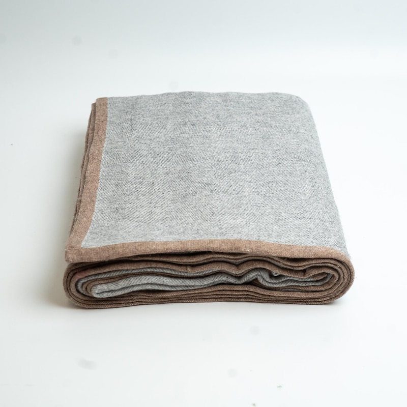 King Size Carved Microvelour Polyester Blanket, Gray Backprint main image 1